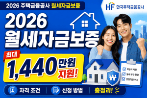 2026 주택금융공사 월세자금보증신청방법