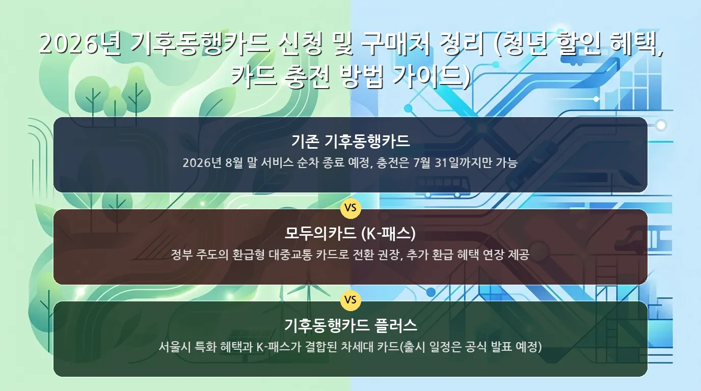 기후동행카드 신청 절차 안내