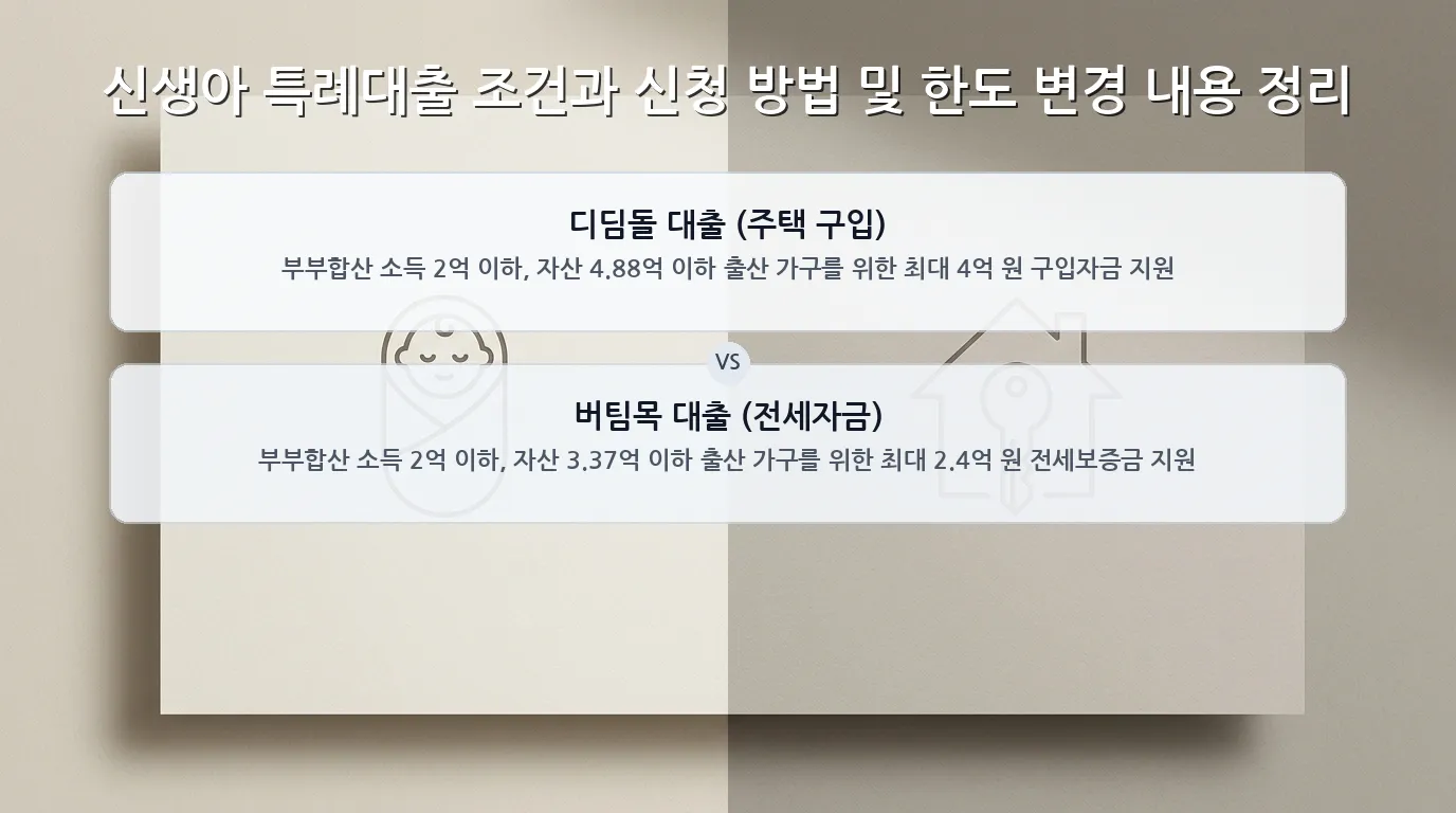 신생아 특례대출 신청 절차 안내
