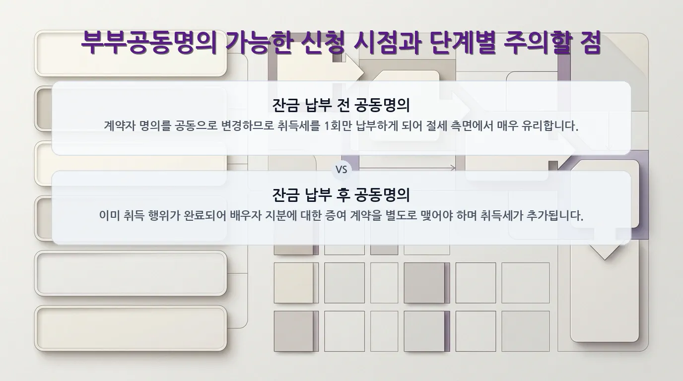 부부공동명의 신청 절차 안내