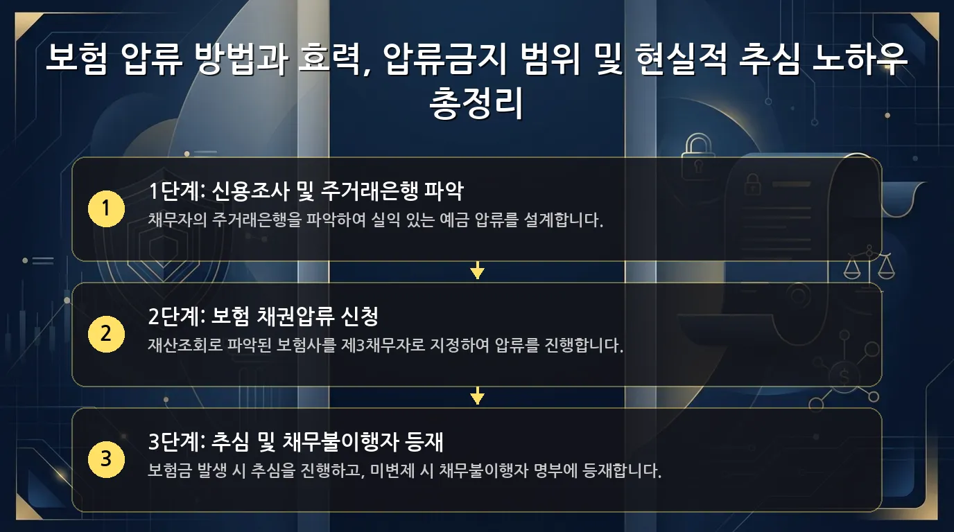 보험 압류 신청 절차 안내
