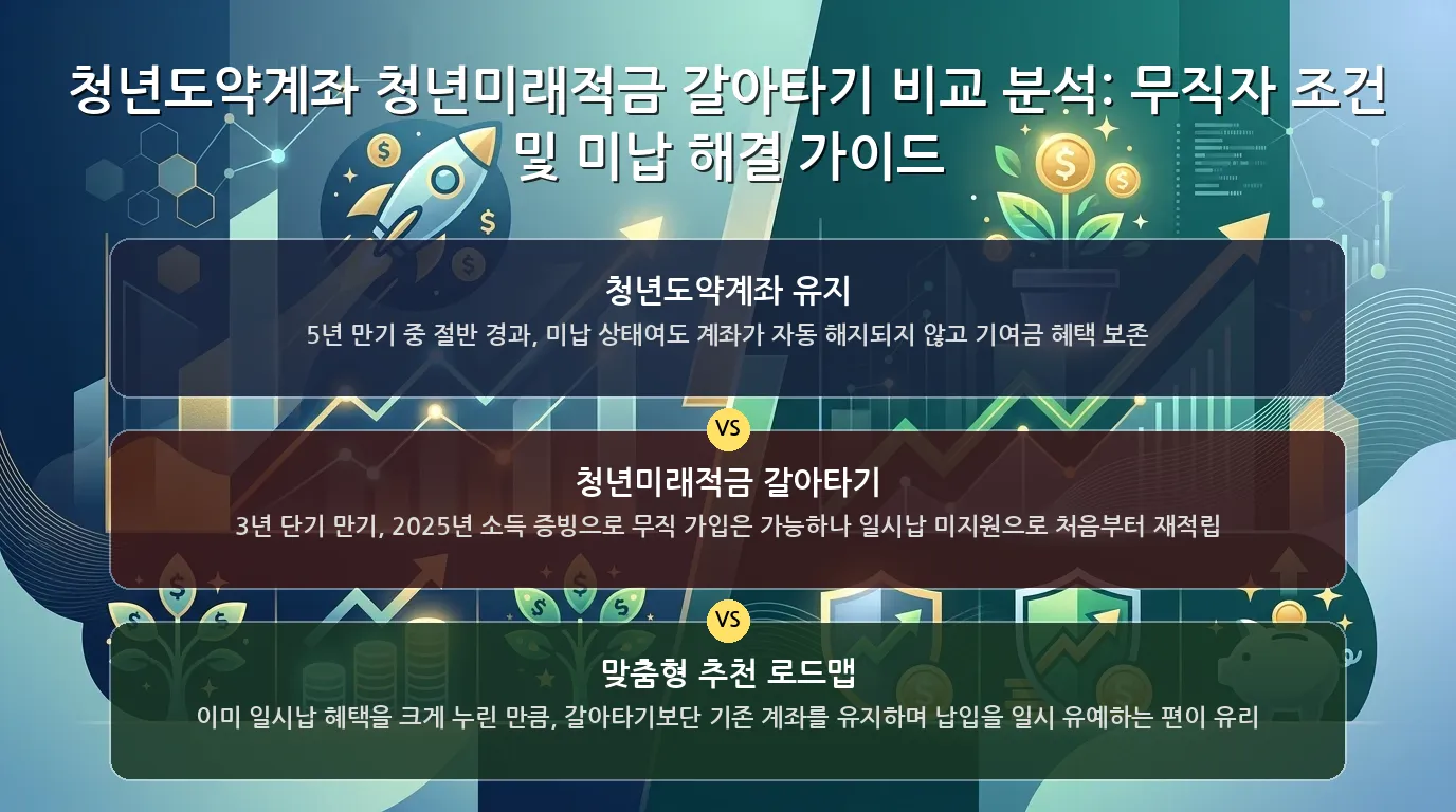 청년도약계좌 청년미래적금 갈아타기 신청 절차 안내