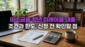 미소금융 청년 미래이음 대출 대표 이미지