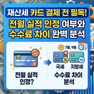 재산세 카드 할인 한도, 국세 납부 카드, 재산세 카드 발급 대표 이미지